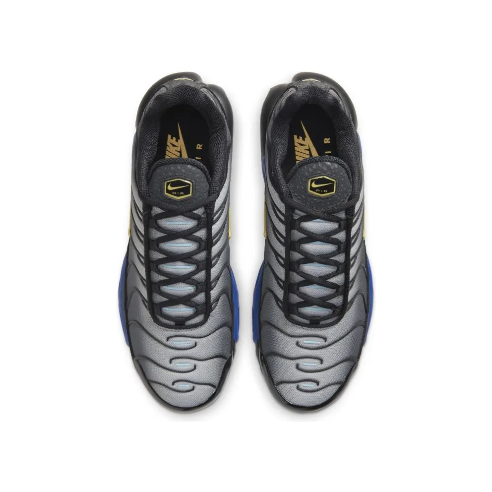 Nike Air Max Plus “Black / Hyper Blue / Dark Smoke Grey / Chamois” (DJ4956-001)