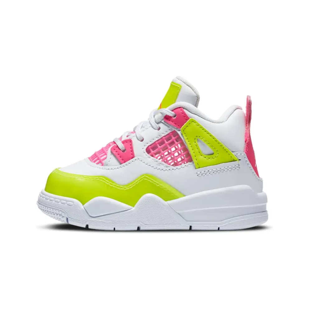 Jordan 4 Retro White Lemon Pink (TD)