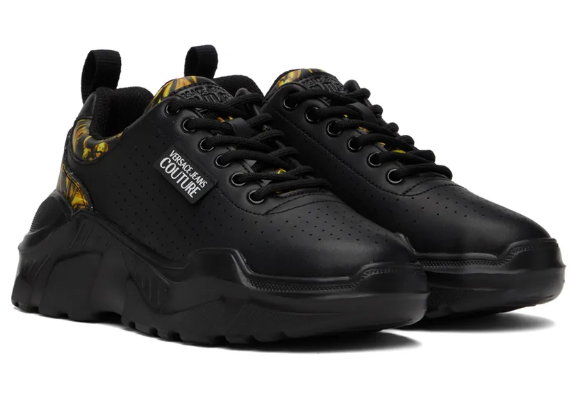 Versace Jeans Couture Black Regalia Baroque Speedtrack Sneakers (E72VA3SC3EZP089) (4)