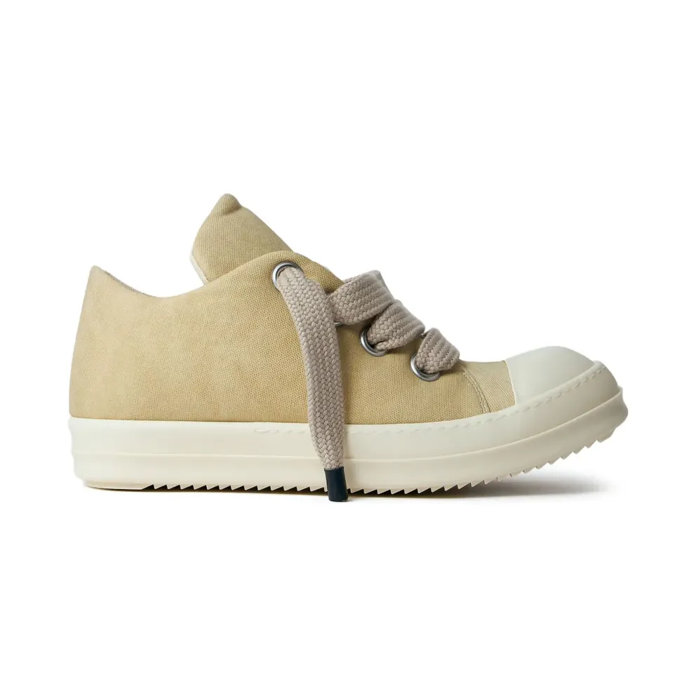 Rick Owens DRKSHDW Sneakers met grote veters – Beige (DU01E3819CVSW28111)