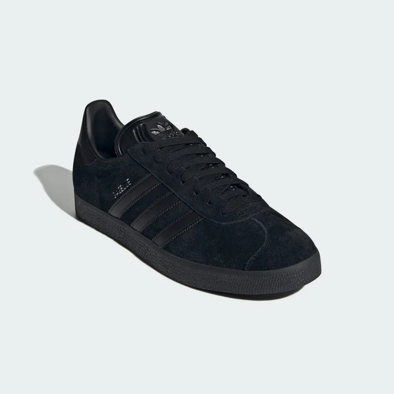 adidas Gazelle All Black Silver Metallic (JI2161)