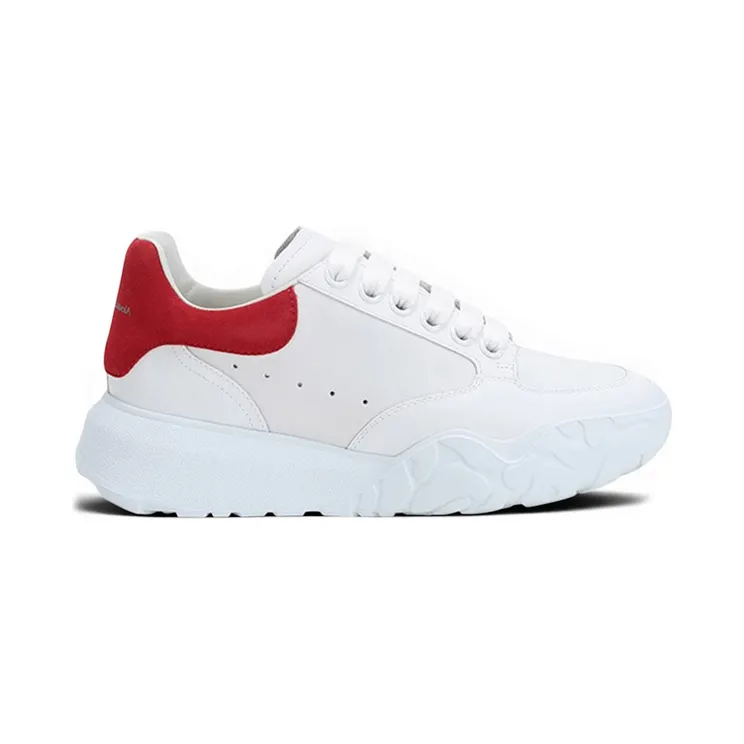 Alexander McQueen Oversized Court Trainer White Red (633915 WHZ96 9676)