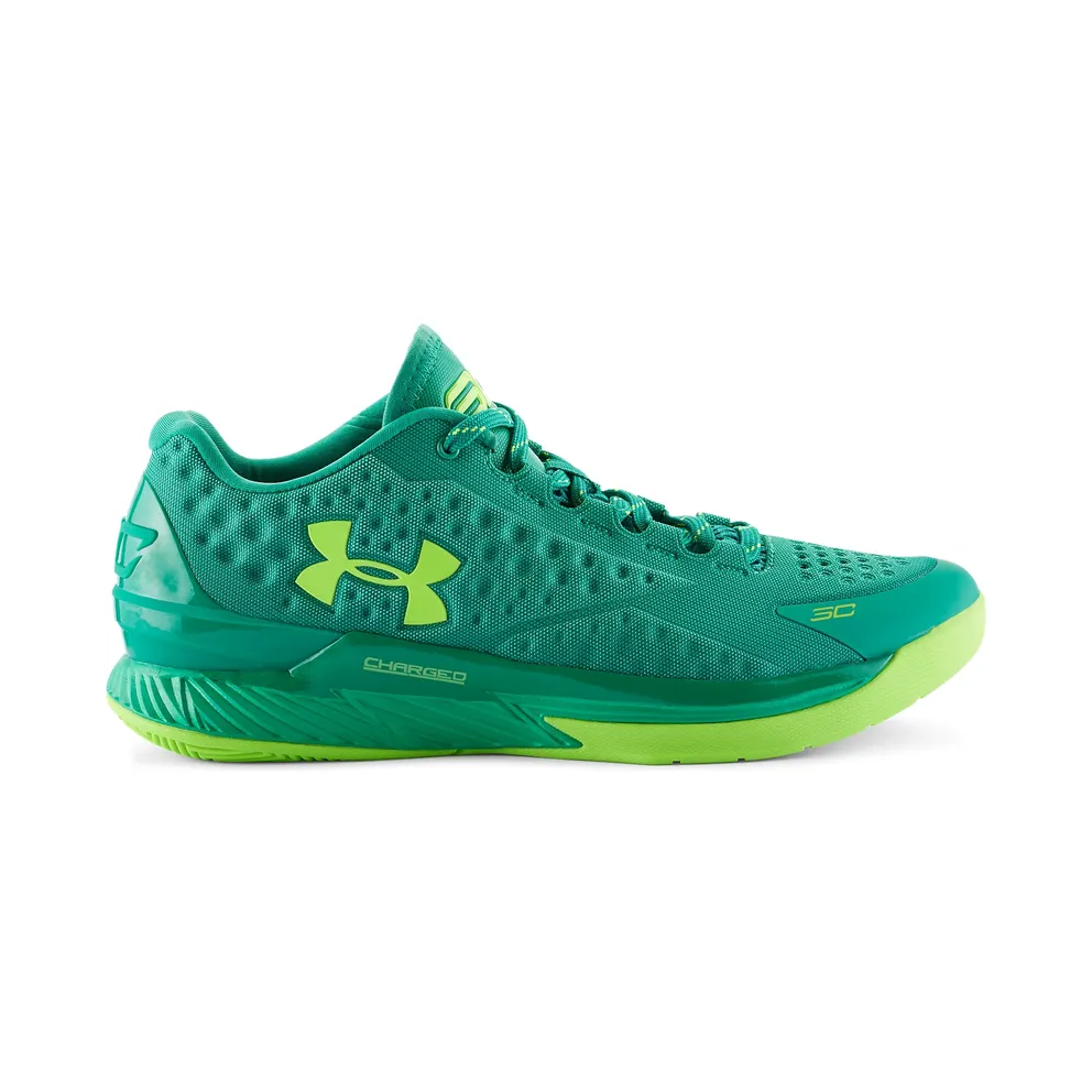 Under Armour UA Curry 1 Low Golf Scratch Green/Lime Green (1269048-387)