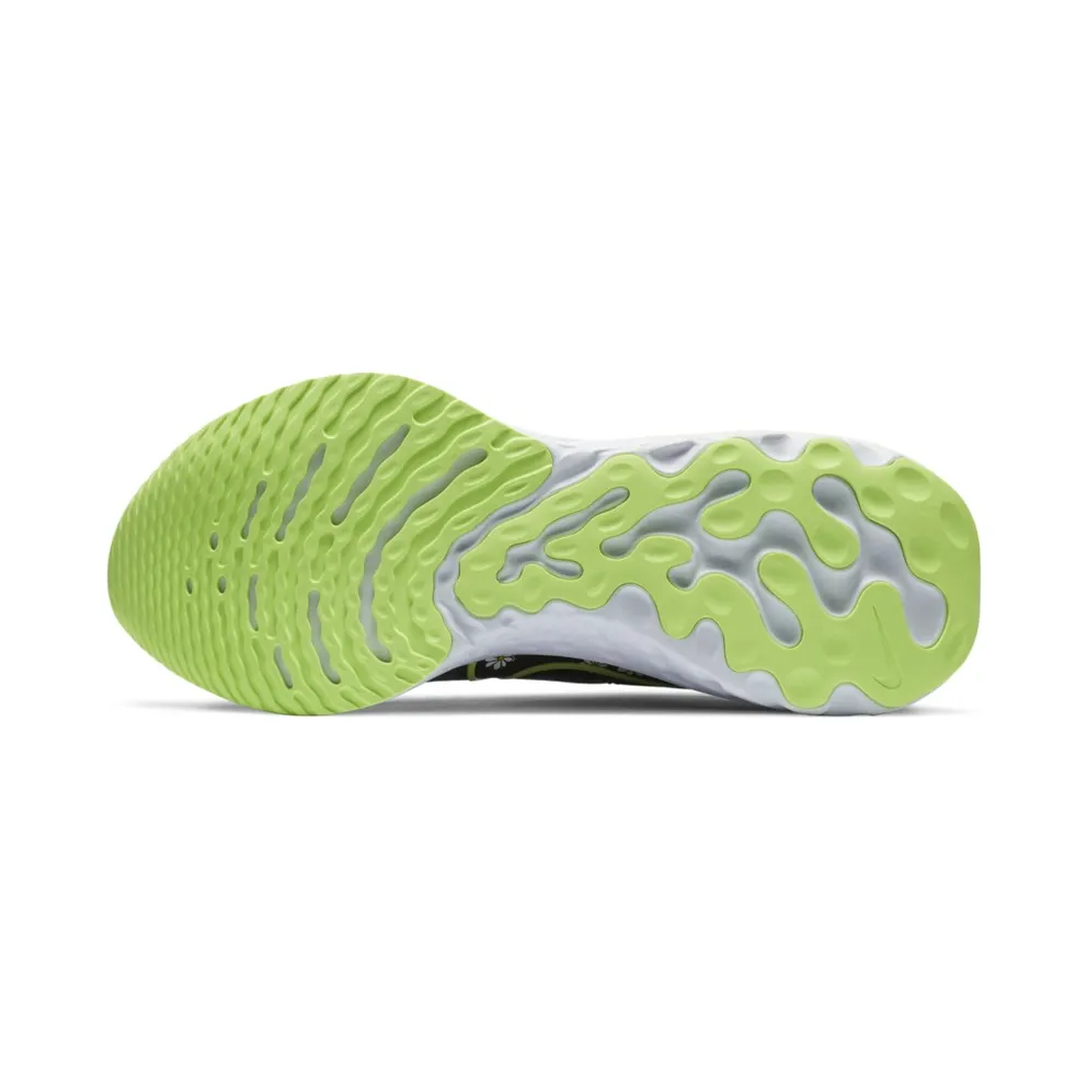 Nike React Infinity Run Flyknit Daisy Black/Speed Yellow-White-Ghost Green (CW5573-001)