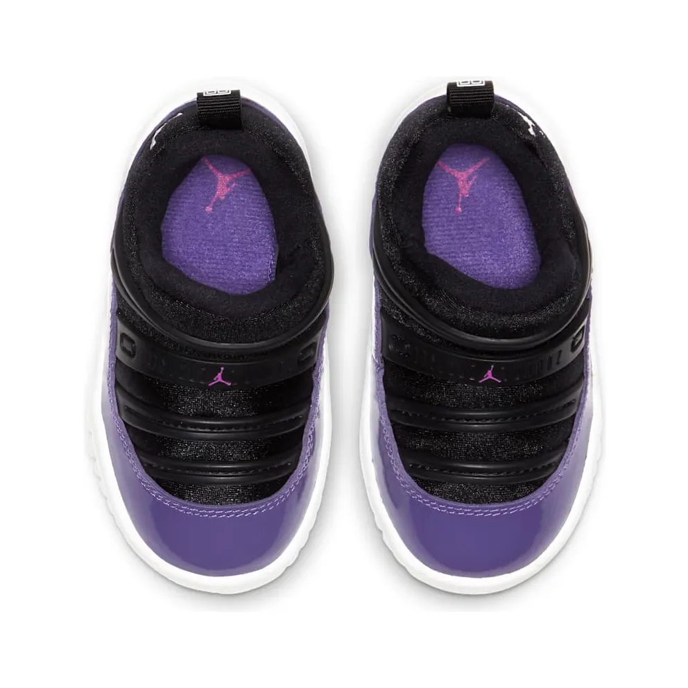 Jordan 11 Retro Little Flex Black Court Purple (TD) Black/Court Purple-Hyper Violet-White (BQ7102-005)