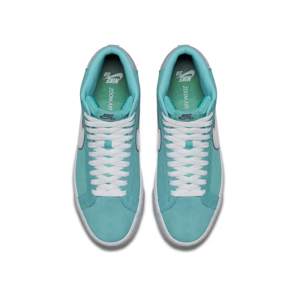 Nike SB Blazer Hyper Jade Hyper Jade/White-Wolf Grey-Metallic Silver (819861-310)