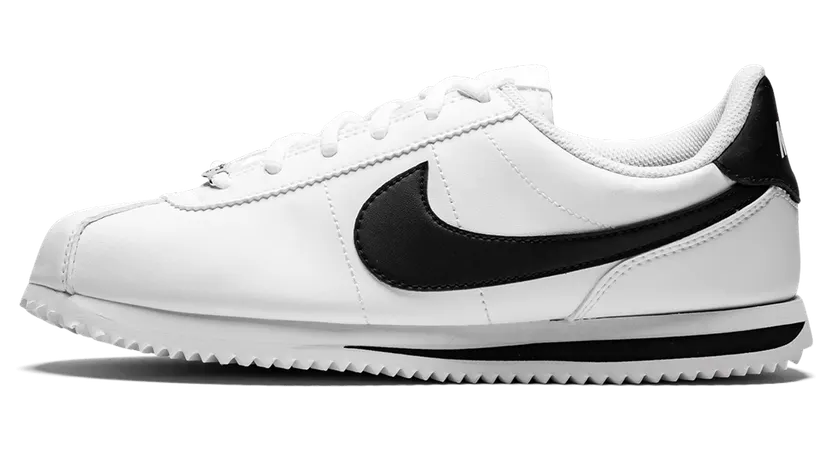 Nike Cortez Basic SL GS White Black (904764-102)