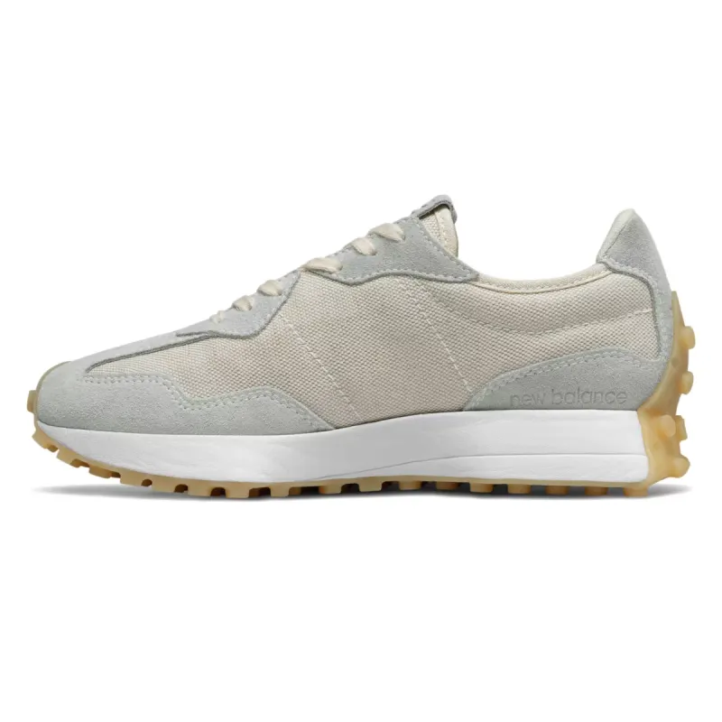 New Balance 327 Light Beige (W) White/Pale Blue (WS327UND)