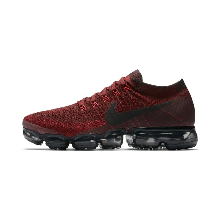 Nike Air VaporMax Flyknit “Dark Team Red / University Red / Total Crimson / Black” (849558-601)