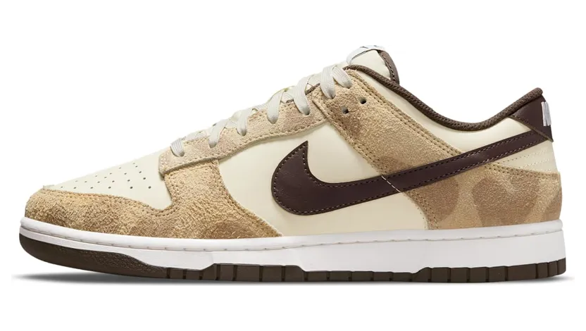 Nike Dunk Low Retro PRM Animal Pack Giraffe – “Beach / Baroque Brown-canvas-sail” (DH7913-200)