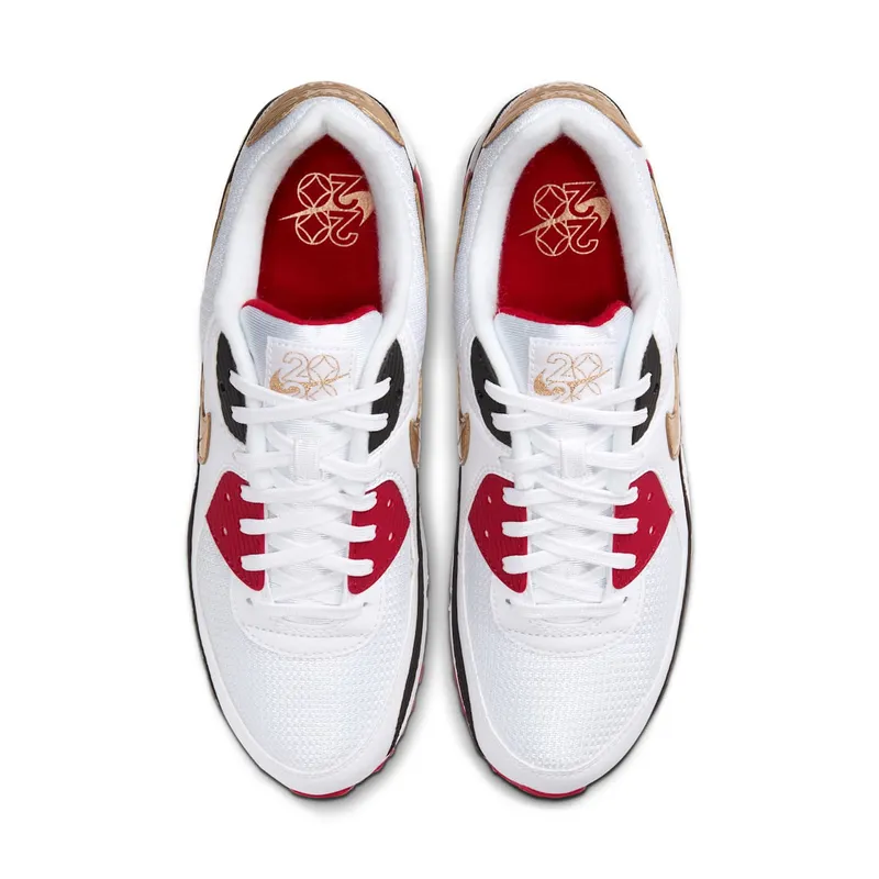 Nike Air Max 90 Tokyo Olympics (2020) White/Metallic Gold-Black (CU3005-171)