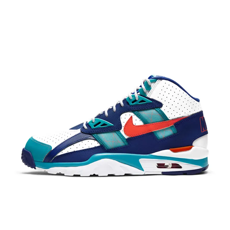 Nike Air Trainer SC High Miami Dolphins Navy/Teal-Orange-White (CW6023-401)