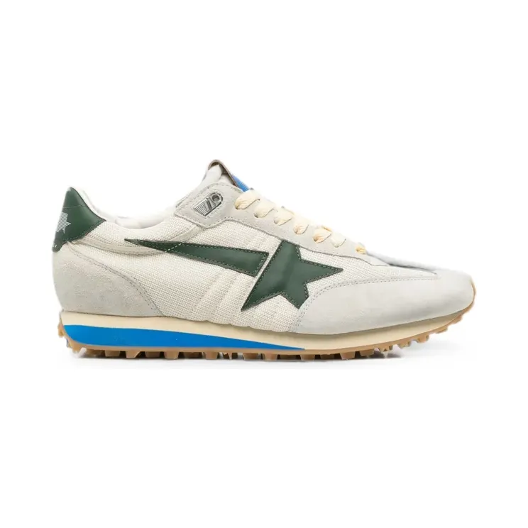 Golden Goose Running Marathon M77 star-patch sneakers – Beige (GMF01071F008440)