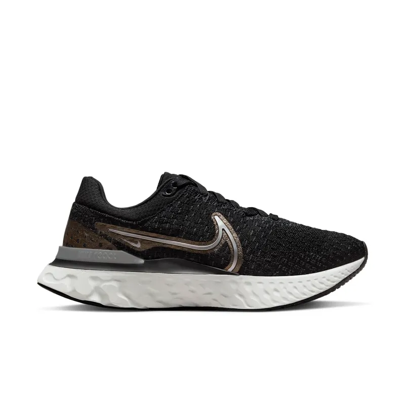 Nike React Infinity Run Flyknit 3 Black Metallic Copper (DD3024-009)