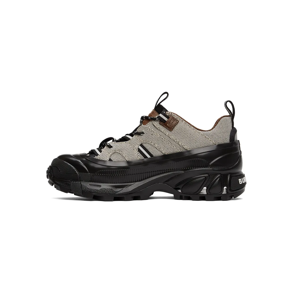 Burberry Black & White Canvas Arthur Sneakers (8038735) (3)