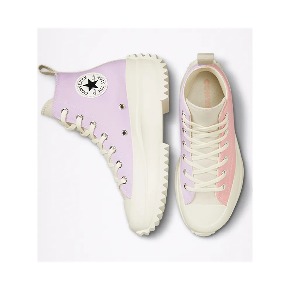 Converse Run Star Hike Platform Tri-Panel Color Block Pink Clay/pale Amethyst/egret (A01582C)