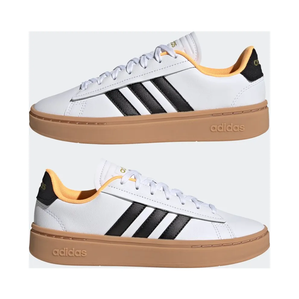 Adidas Grand Court Alpha Cloud White / Core Black / Flash Orange (GX8165)