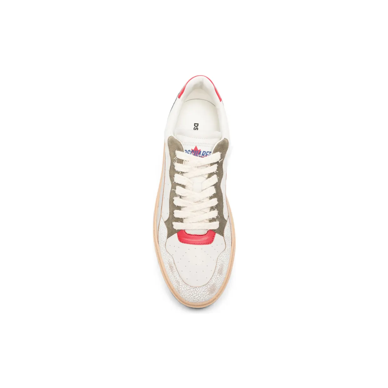 Dsquared2 Cracked-effect Panelled “White” (SNM0494 01509031 M4292) (4)