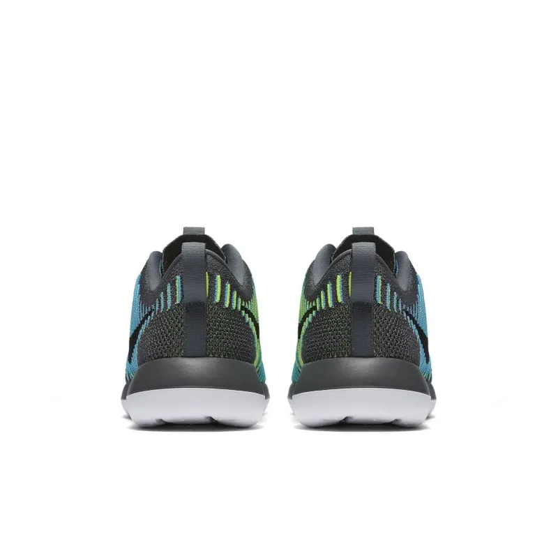 Nike Roshe Two Flyknit Gamma Blue Dark Grey/Gamma Blue-Volt-Black (844833-004)