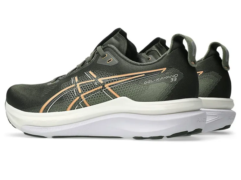 ASICS GEL-KAYANO 33 “Vintage Khaki / Bright Sunstone” (1011C167-200)