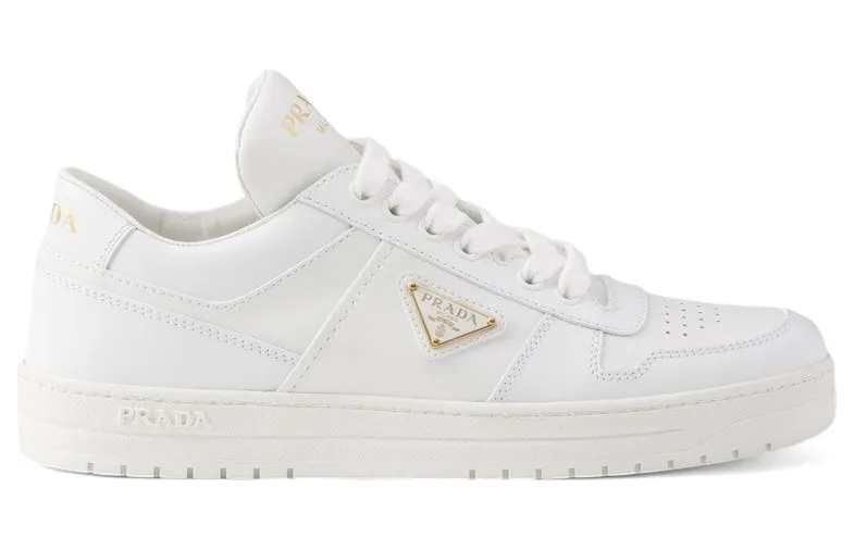 Prada Downtown Leather Low Top Sneakers White (1E792M_3LPH_F0009_F_DD30)