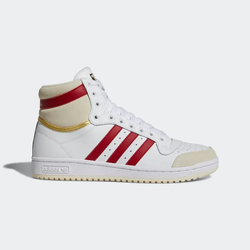 adidas Top Ten Cloud White / Team Victory Red / Cream White (S24133)