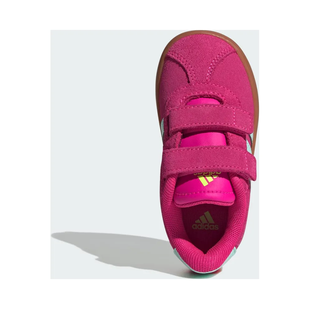 adidas VL Court 3.0 Shock Pink Semi Flash Aqua Lucid Lemon (JS5014)