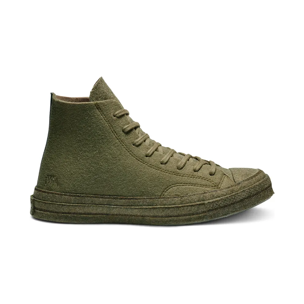 Converse Chuck Taylor All-Star 70s Hi JW Anderson Felt Tarmac Tarmac/Stone Grey-Black (162954C)