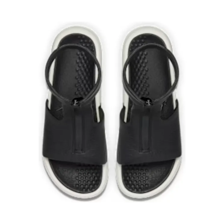 Nike Benassi Cuff Lux Slide Black White “Black / Ivory” (819684-001)
