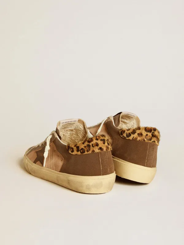 Golden Goose Women’S Super-Star In Suede With Leather Star And Pony Skin Heel Tab (GWF00842.F006661.82843) (4)