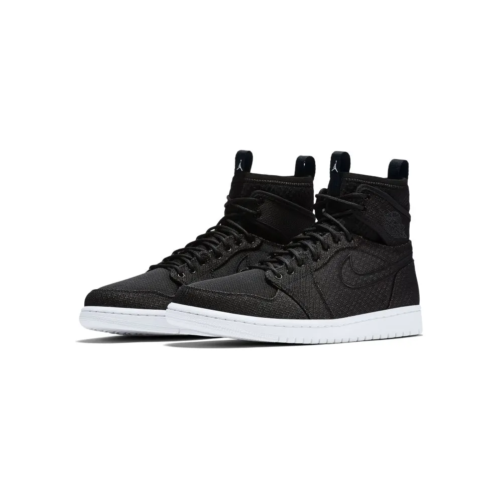 Jordan 1 Retro Ultra High Black White Black/Ghost Green-Blue Lagoon-Infrared 23 (844700-050)