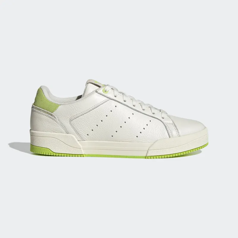 adidas Court Tourino Off White / Semi Solar Slime / Semi Solar Slime (H02183)