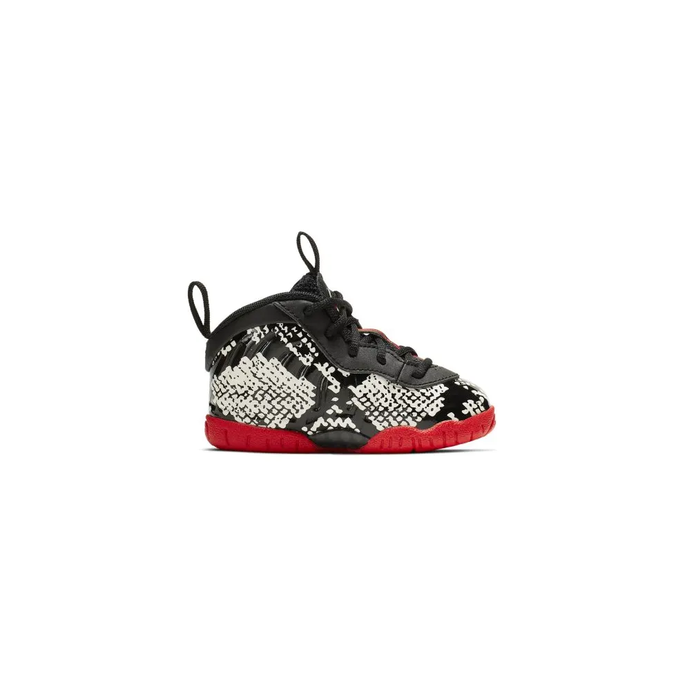 Nike Air Foamposite One Albino Snakeskin (TD) Sail/Habanero Red-Black (723947-104)