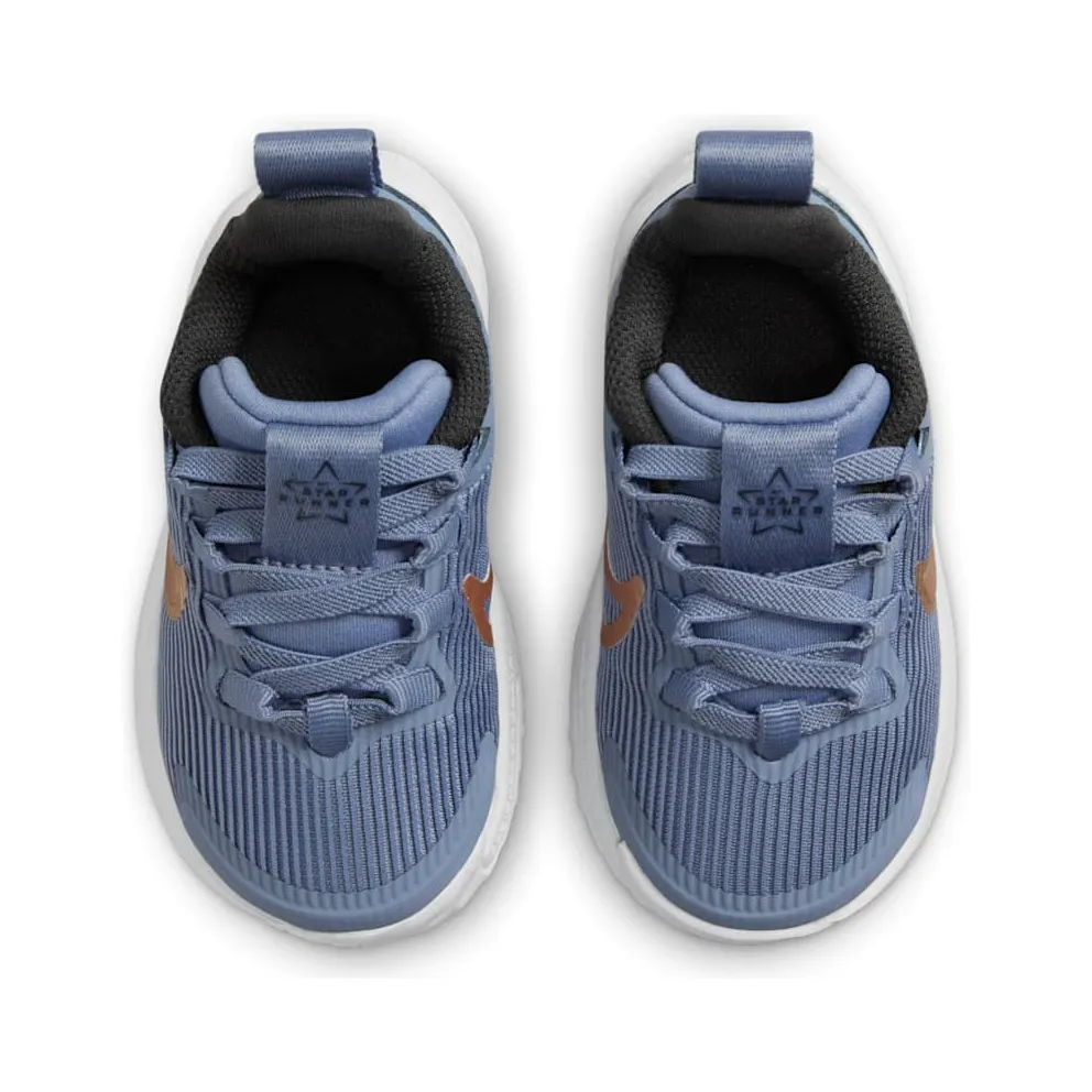 Nike Star Runner 4 Ashen Slate Armory Navy Pure Platinum Metallic Red Bronze (DX7616-405)