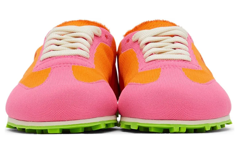 Marni Pink & Orange Pebble Sneakers (SNZU010501 P4547) (2)