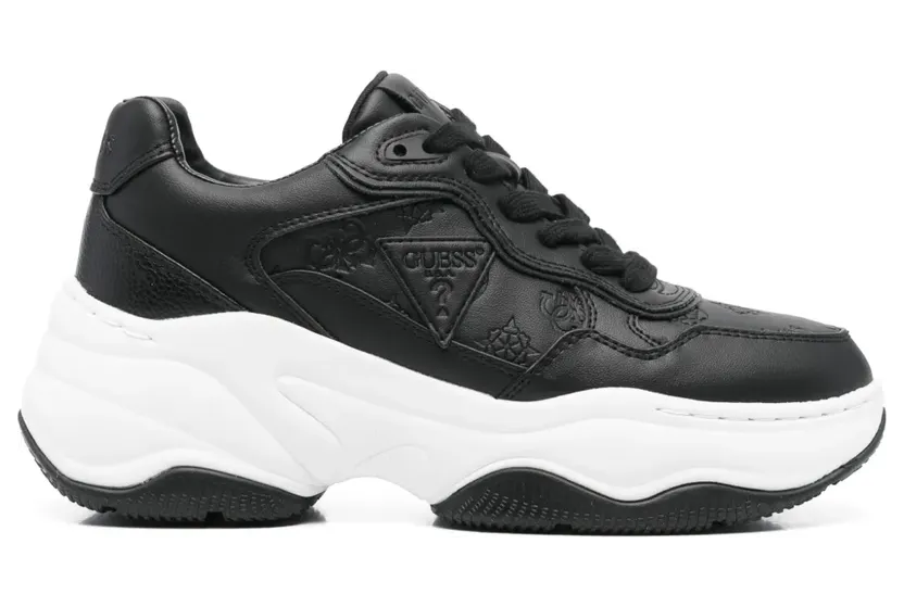 GUESS USA Happy Sneakers – Schwarz (FLPHAPFAL12BL)
