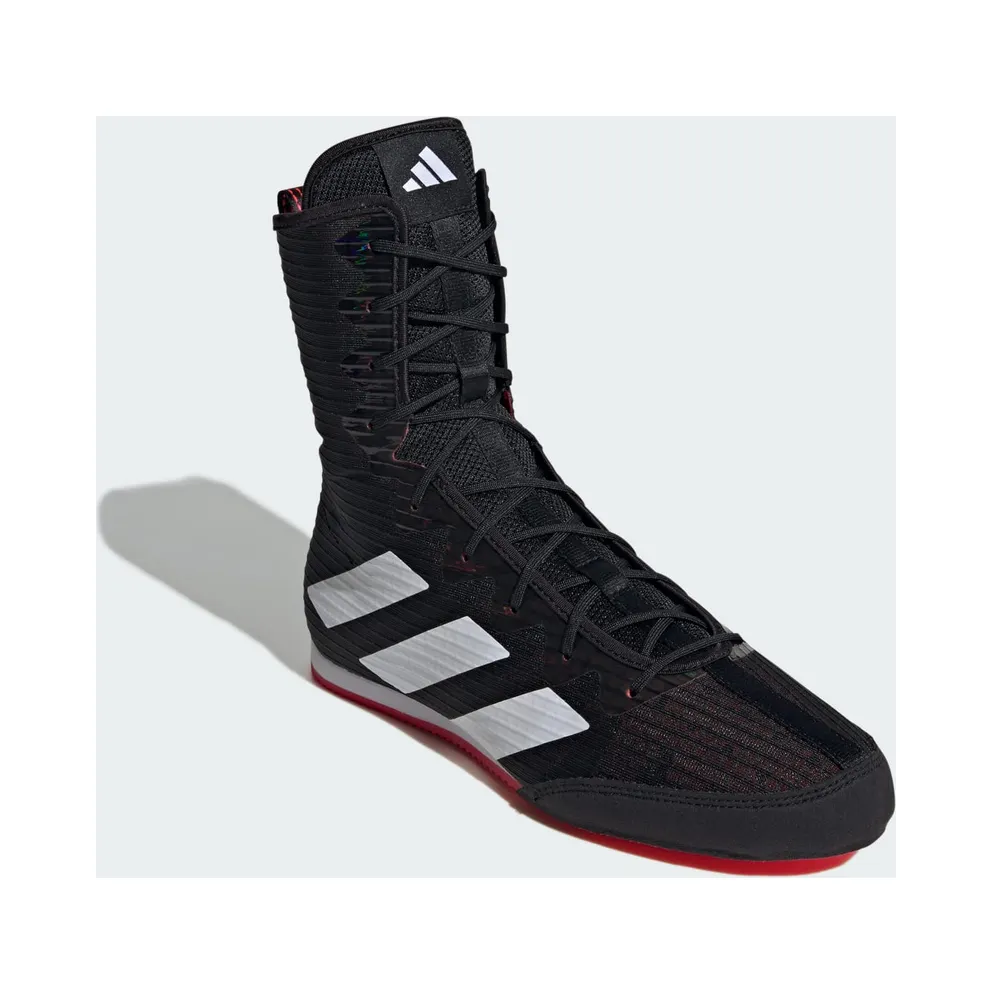 Adidas Box Hog 4 Core Black / Cloud White / Pure Ruby (IH2730)