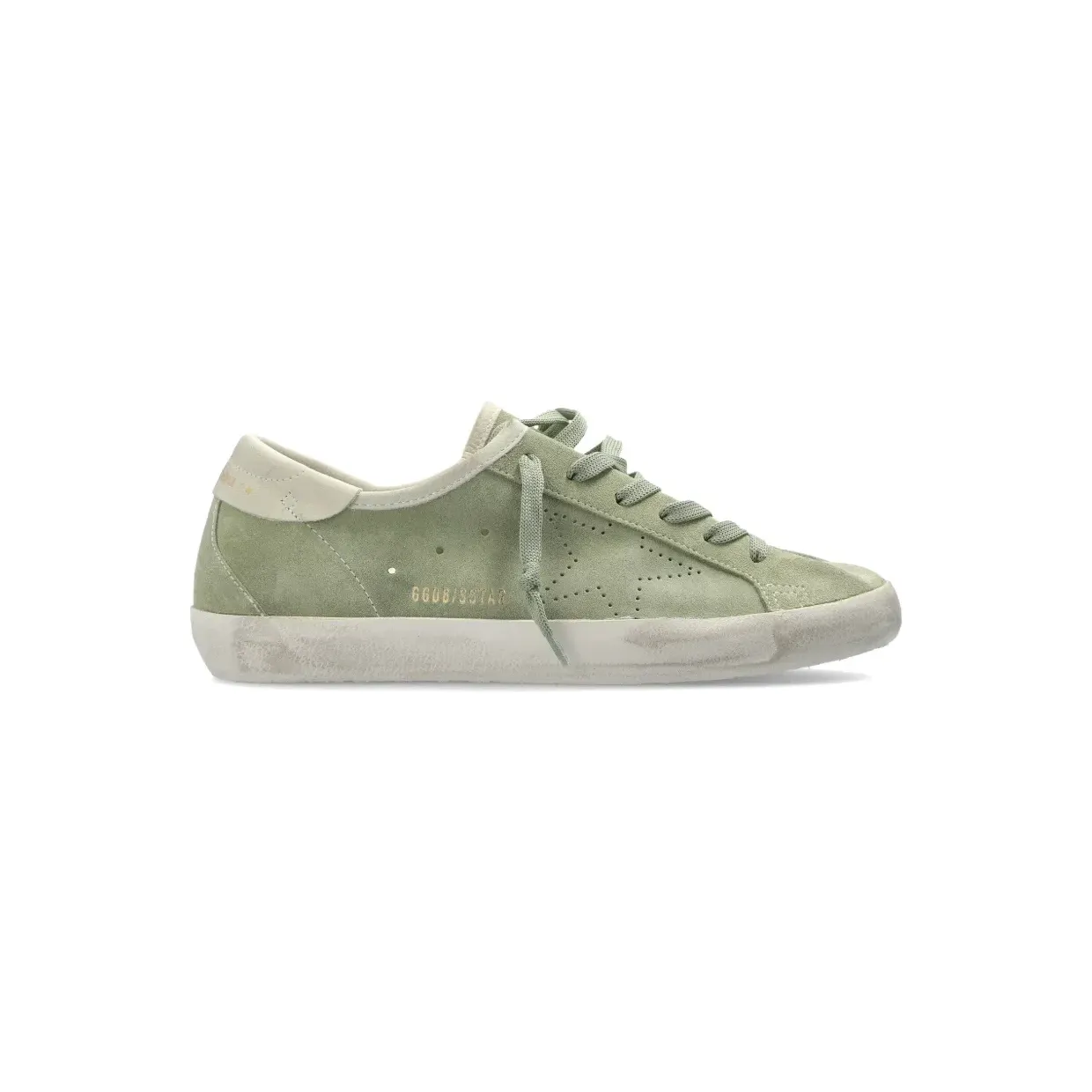 Golden Goose Super-Star aus Wildleder “Green” (GWF01077F008600)