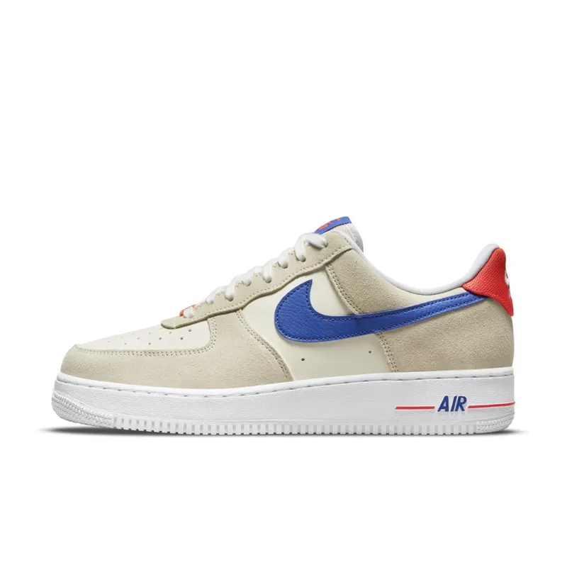 Nike Air Force 1 Low ’07 LV8 Coconut Milk Hyper Royal (DM8314-100)