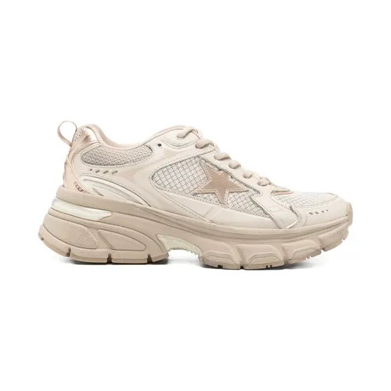 Golden Goose Lightstar Sneakers im Metallic-Look – Nude (GWF00724F007330)