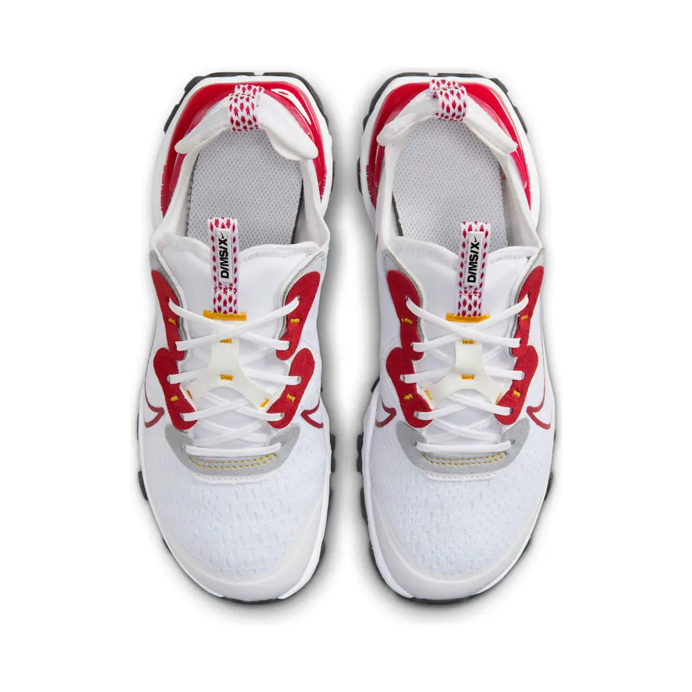 Nike React Vision White Wolf Grey Black Gym Red (HF9094-100)