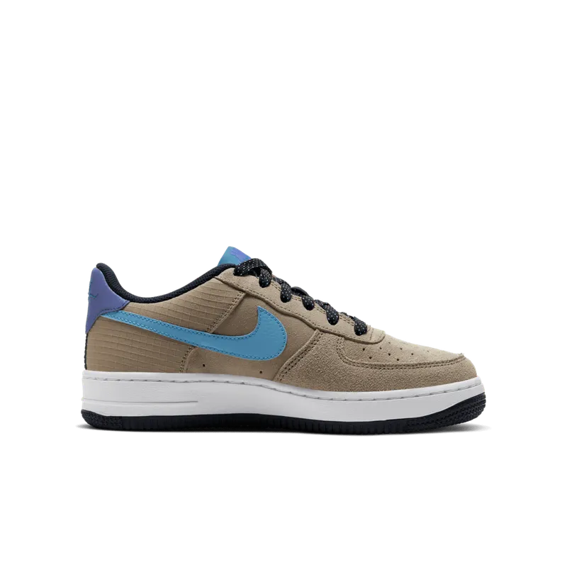 Nike Air Force 1 LV8 2 Khaki (GS) Khaki/Persian Violet/Blue Fury (CN5710-201)