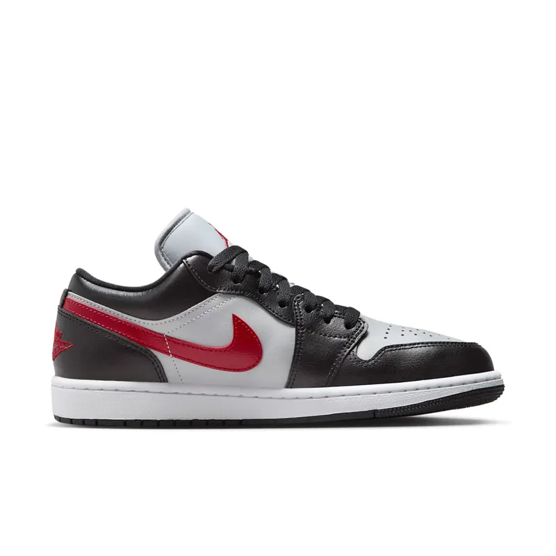 Air Jordan 1 Low “Black / Grey / Red” (DC0774-062)