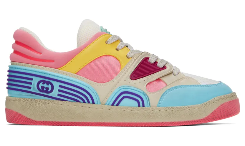 Gucci Multicolor Basket Sneakers (700291 2SHW0)