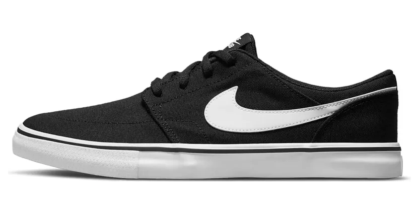 Nike Portmore 2 Solar Canvas SB ‘Black White’ Black/White (880268-010)
