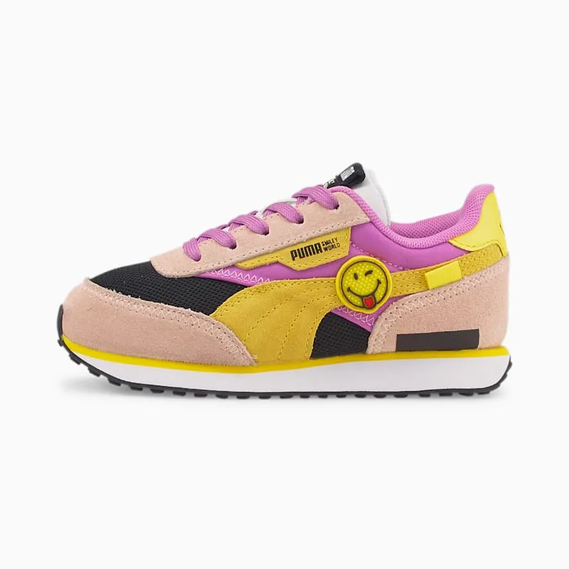 Puma Future Rider PS “SmileyWorld – Rose Quartz Mauve Pop” (386135-02)