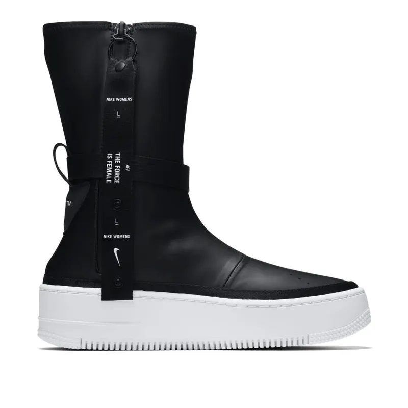 Nike Air Force 1 Sage High Black (W) Black/Black-White (AQ2771-001)