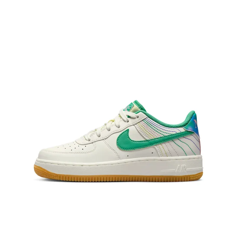 Nike Air Force 1 Low LV8 3 Heel Stitch Sail Stadium Green (FJ7540-100)