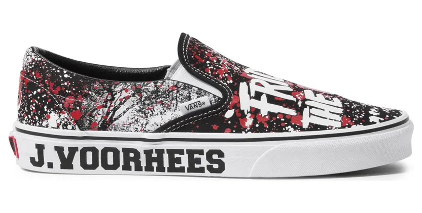 VANS Vans X Friday The 13th Classic Slip-on Shoes Black (VN0A4U38ZPL)