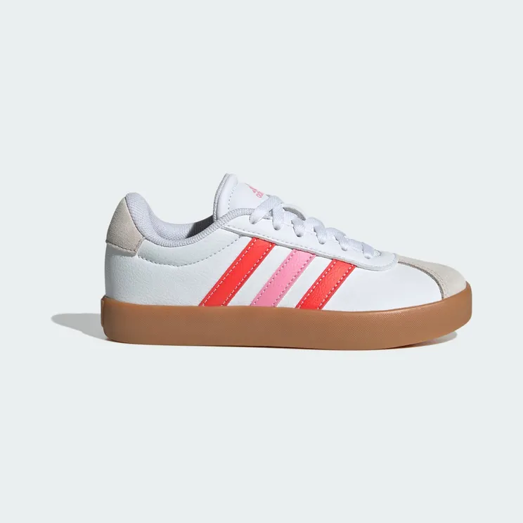 Adidas VL Court 3.0 Kids Cloud White / Bright Red / Bliss Pink (JH8722)